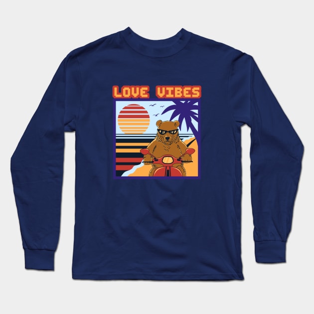 Love vibes Long Sleeve T-Shirt by Made1995